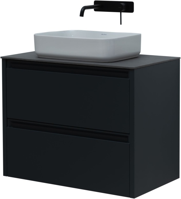 Тумба под раковину Allen Brau Fantasy 80 черный матовый 1.11001.AM - 0