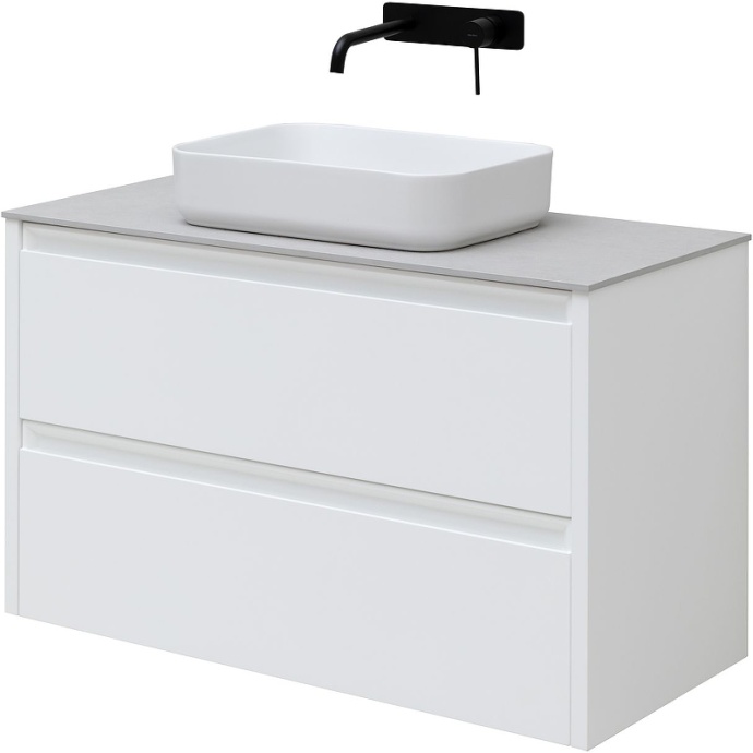 Тумба под раковину Allen Brau Fantasy 100 белый матовый 1.11003.WM - 0