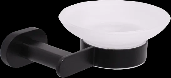 Мыльница подвесная Rav Slezak Yukon черный матовый YUA0300CMAT - 0