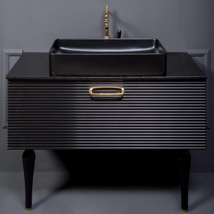 Ножки для тумбы Boheme Armadi Art Vallessi Avangarde Spirale 35 черный 848-B-35 - 2