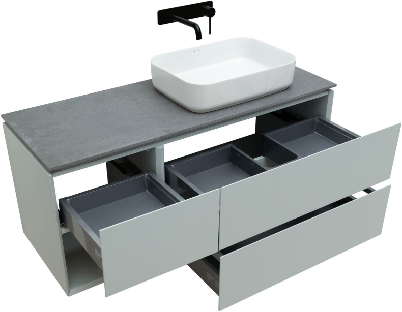 Тумба под раковину Allen Brau Infinity 120 R светло - зеленый матовый 1.21007.PWM - 6