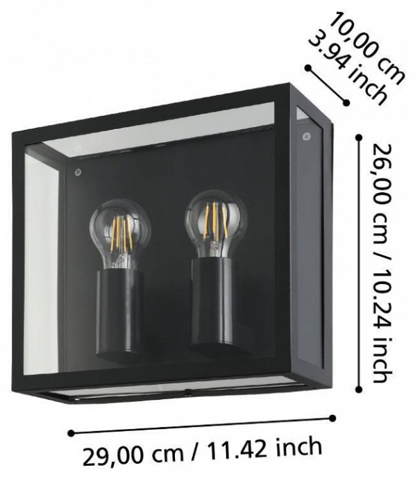 Уличный настенный светильник Eglo Alamonte 1 900698 - 2