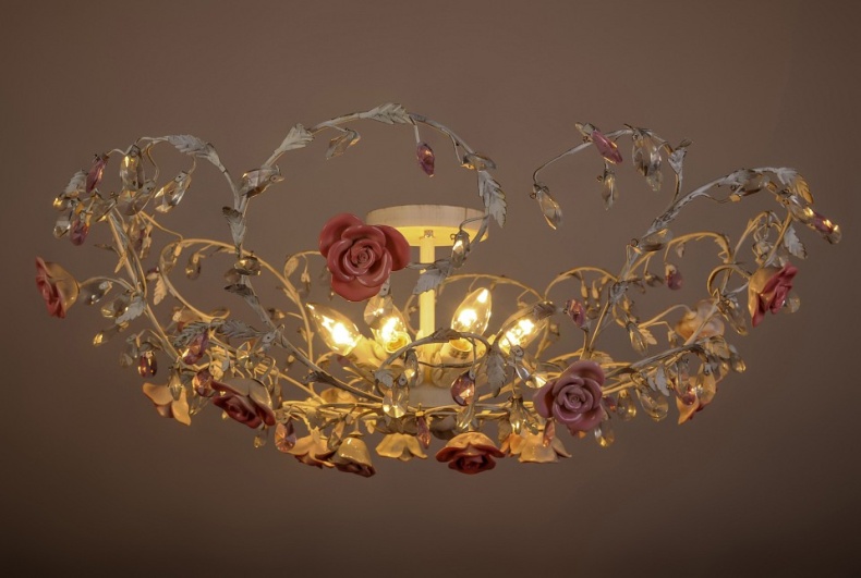 Люстра на штанге Abrasax Suzanne SX0730/8 - 1