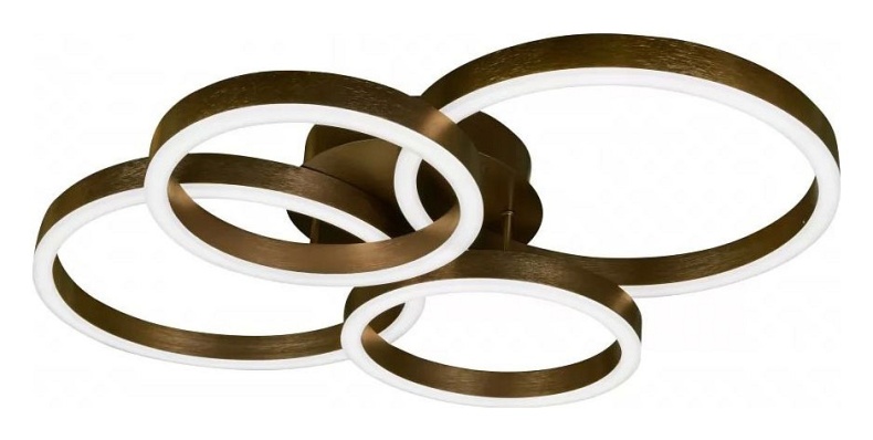 Потолочная люстра iLedex Ring New 6815-300/400-X-T Coffee - 0