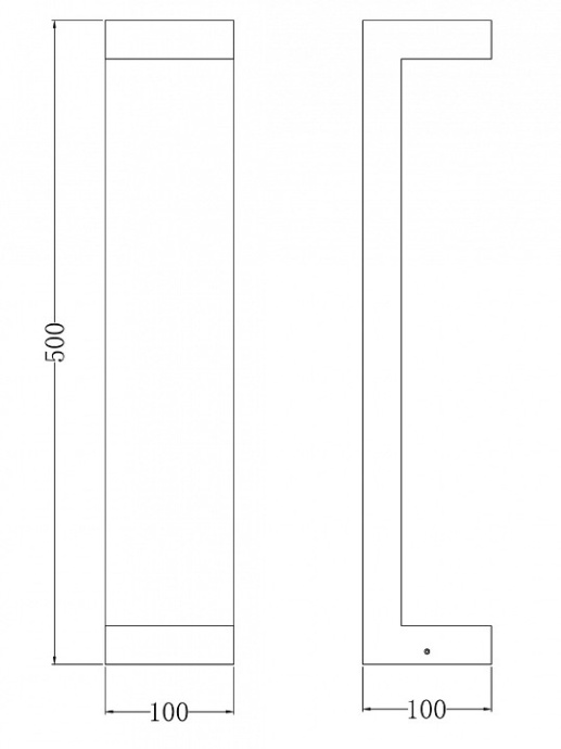 Уличный светодиодный светильник Maytoni Barclay Street O013FL-L9B - 1