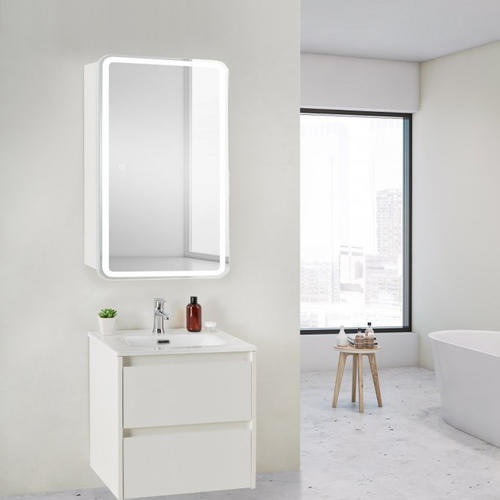 Зеркало-шкаф BelBagno Spc 50х80 белый  SPC-MAR-500/800-1A-LED-TCH - 3