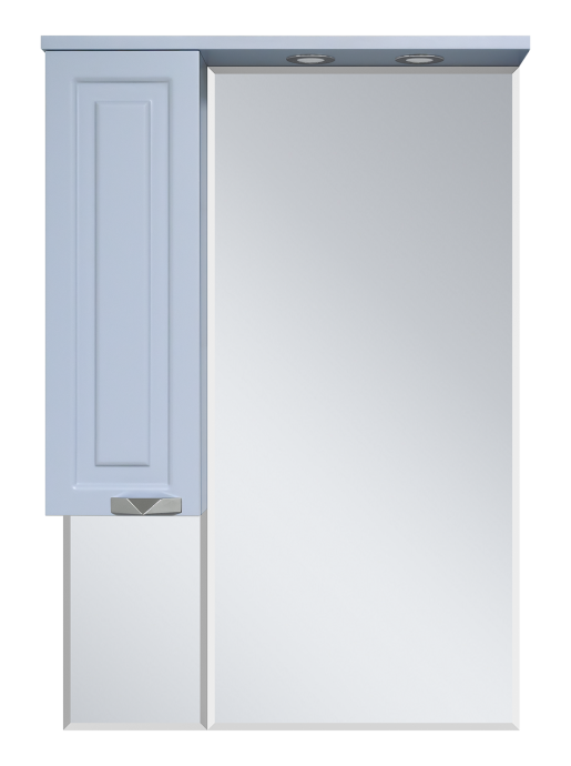 Терра - 70 зеркало-шкаф серый левый П-Тер02070-0501Л - 0