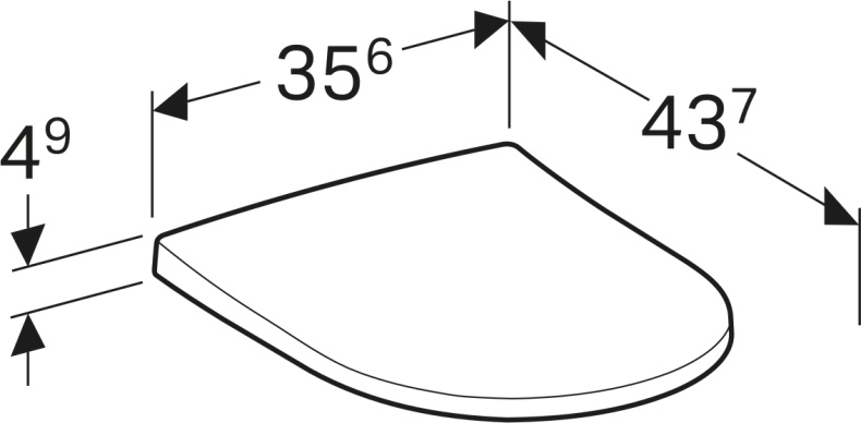 Унитаз подвесной Geberit Acanto - 4