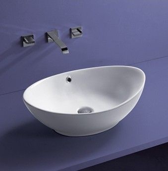 Раковина накладная Ceramalux N белый  9019 - 5