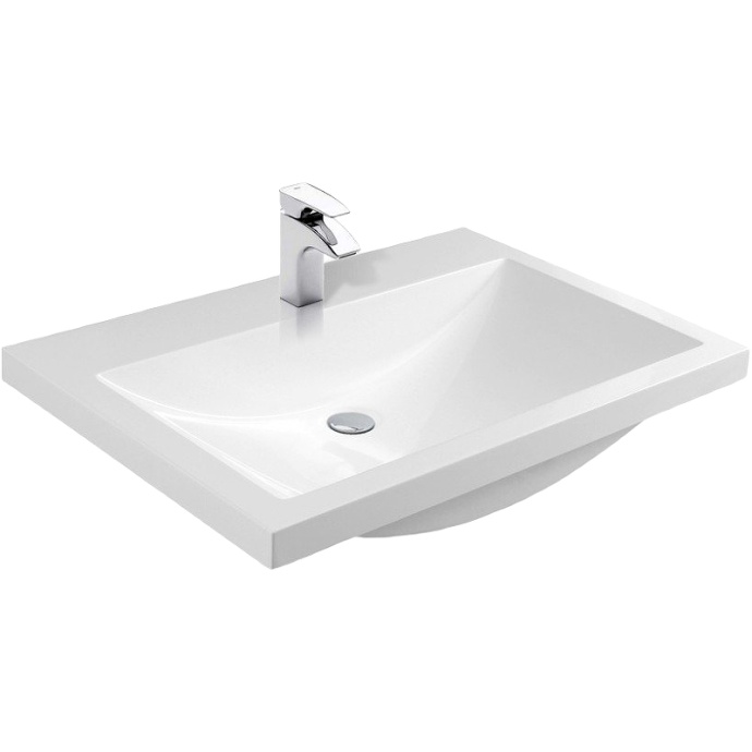 Мебельная раковина Misty Монако 70 белая глянцевая ФР-00000792 - 0