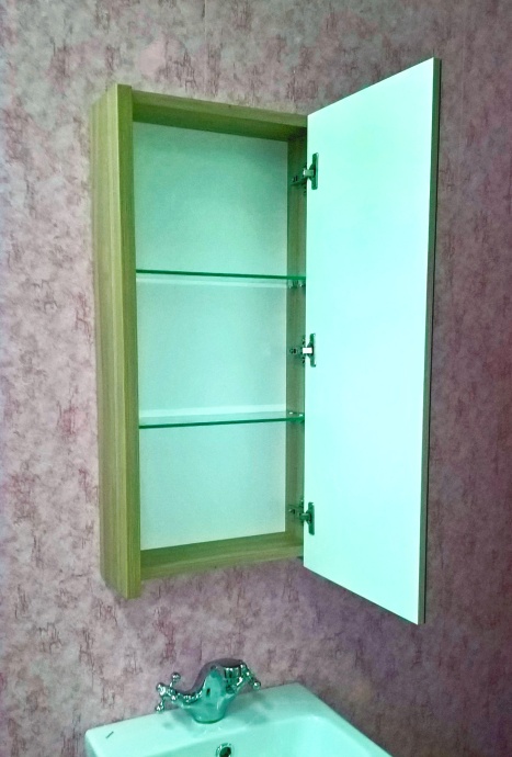 Зеркало-шкаф Sanflor Ларго 40 вяз швейцарский C0000002328 - 4