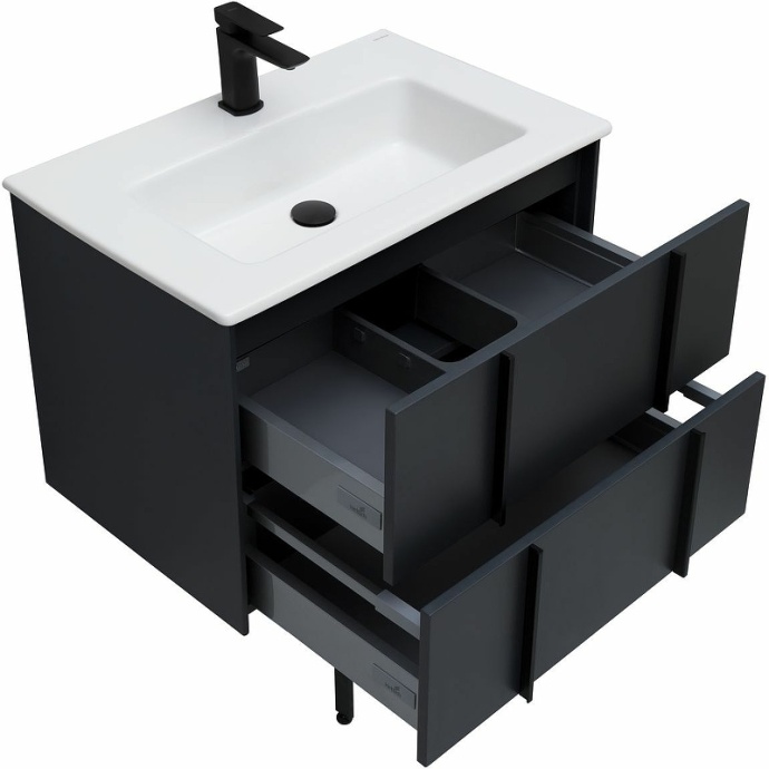 Тумба под раковину Allen Brau Reality 70 черный матовый 1.32004.AM - 18