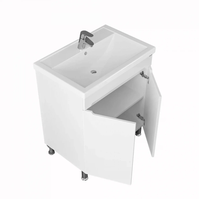 Тумба под раковину напольная Санта Лондон 70 белый 224016 - 1