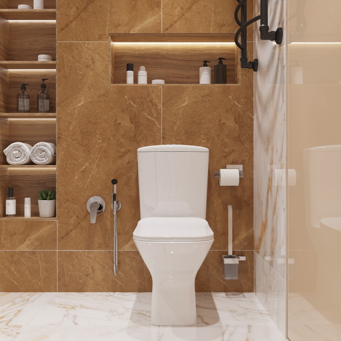 Унитаз-компакт STWORKI Дублин SETK3504-0316 безободковый, с микролифтом SETK3504-0316-001-1-6200 - 2