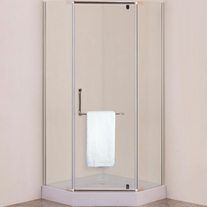 Душевой уголок Agger A03 90х90 хром с поддоном A03-090TCR - 0