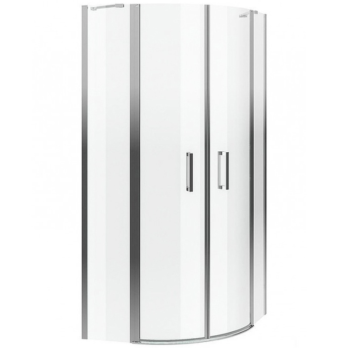 Душевой уголок Excellent Mazo 90х90 профиль хром стекло прозрачное KAEX.3000.2S.9090.LPx2 + KAEX.3001.2D.0400.LP - 0