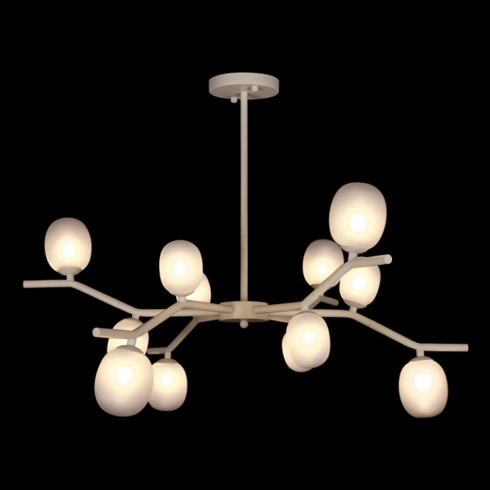 Люстра на штанге Loft it Sakura 10212/12 White - 2