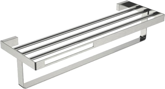 Полка Boheme Q 10947-NB Nikel Brush для полотенец - 0