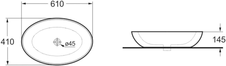Раковина Vincea VBS-115 белая - 1