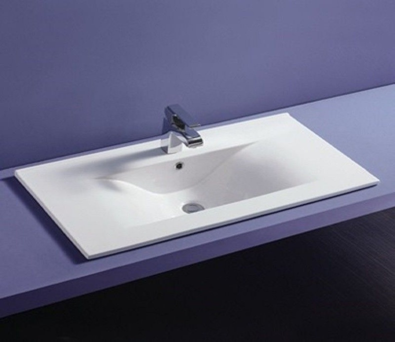 Раковина встраиваемая CeramaLux N 91.5 см белый   JY-807-90 - 0