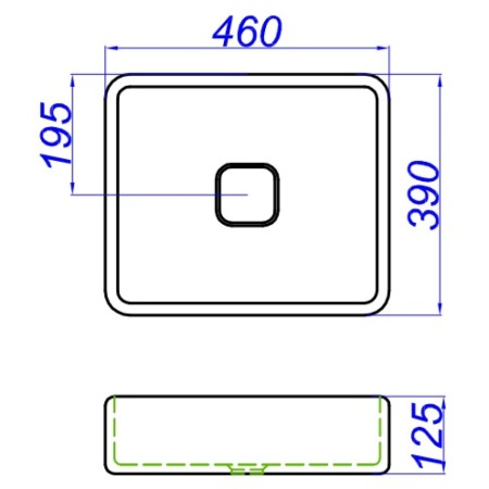 Тумба с раковиной Misty Манго 65 белая глянцевая УТ000014815 - 4