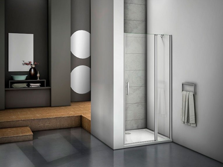 Душевая дверь в нишу Good Door Mokka WTW-140-C-WE 140 см c магнитьным профилем - 1