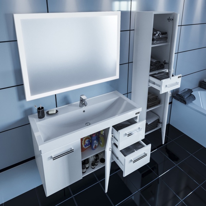 Мебельная раковина СанТа Kirovit Фостер 100 Фостер100 - 1