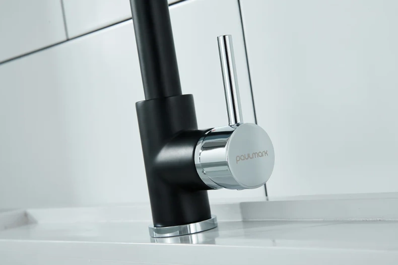 Смеситель для кухни Paulmark Kassel темно - серый матовый  Ka214311-401 - 6