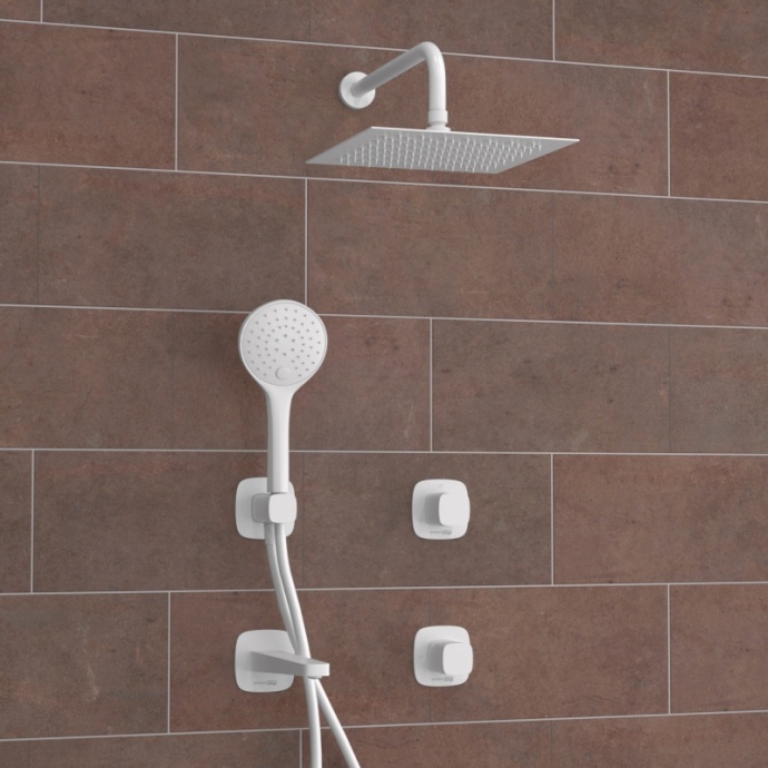 A9551.267.316.146.254.328.156.155 Встраиваемый комплект для ванны с верхней душевой насадкой, лейкой - 1