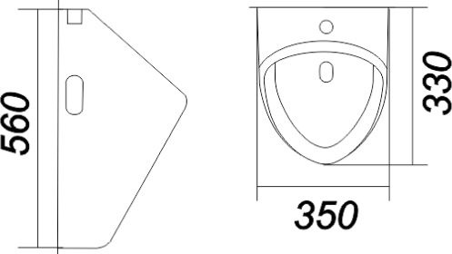 Писсуар Sanita luxe Long LNGSLUR01 - 6