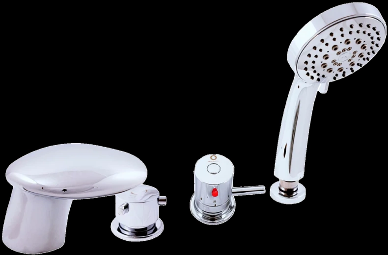 Смеситель на борт ванны термостатический Rav Slezak Dunaj хром DT271.5P - 0