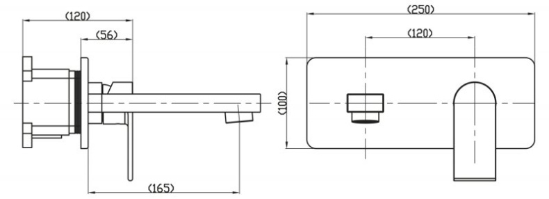 Смеситель для раковины Belbagno Nova  NOV-BLVM-IN - 1