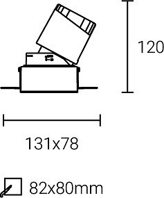 Встраиваемый светильник Fiberli 302T75 12130204 - 3