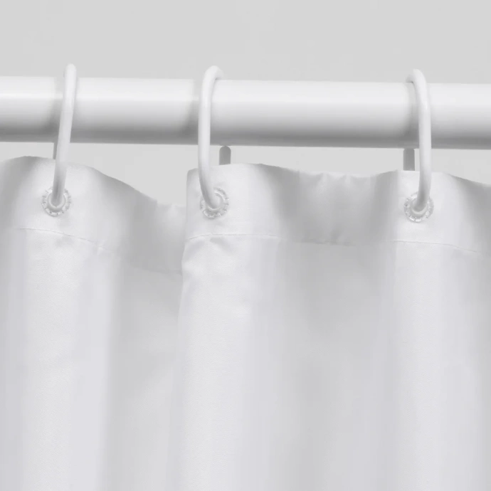 Штора для ванной Wasserkraft Ammer 180х200 рисунок белый  SC-38101 - 4