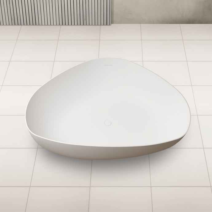 Ванна из искусственного камня Abber Stein 180х130 белый матовый AS9608 - 1