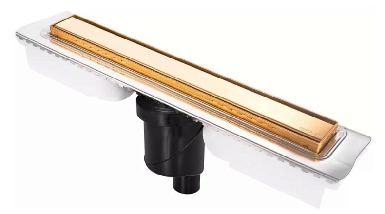 Душевой лоток Berges B1 Keramik 90 золото глянцевое 092020 - 0