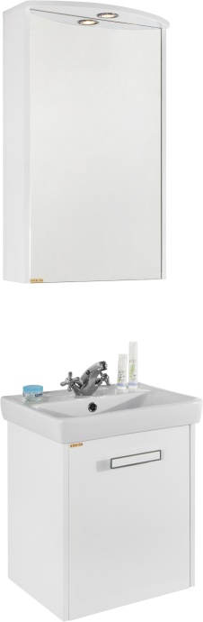 Тумба для комплекта Vod-Ok Мона 50 белая 2433 - 1