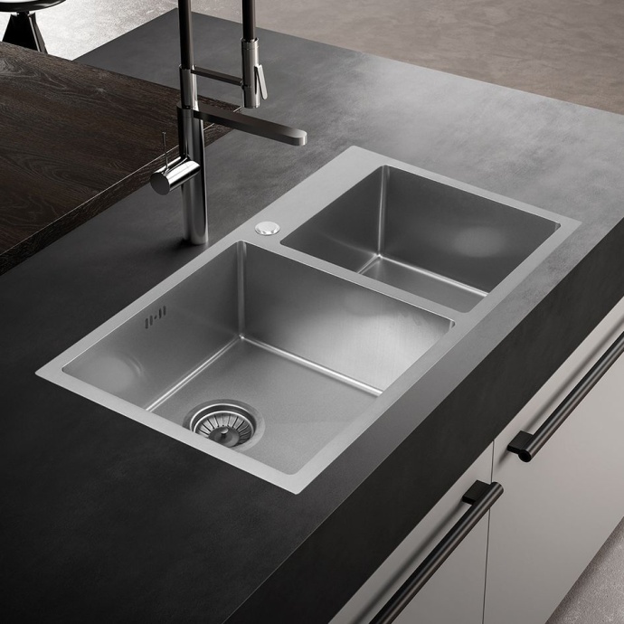 Мойка кухонная Melana S7843H сатин - 1