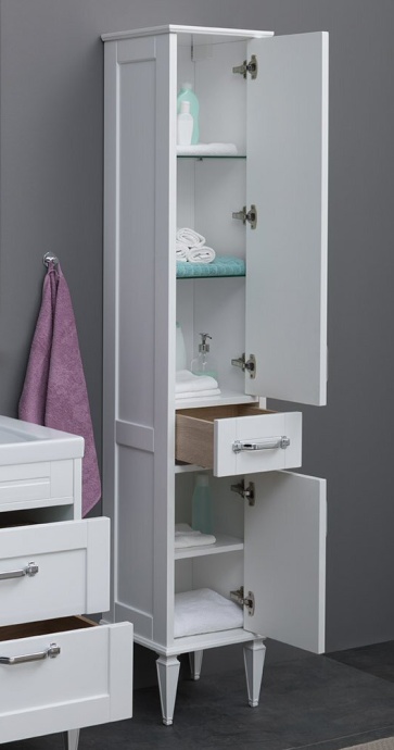 Шкаф-пенал Aquanet Денвер 36 R, белый глянец 199214 - 8