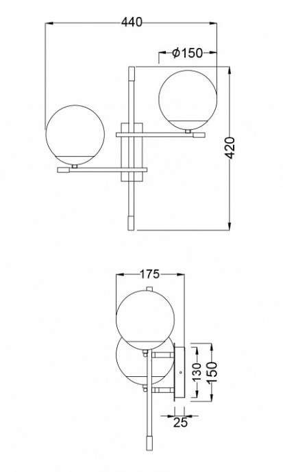 Бра Maytoni Nostalgia MOD050WL-02G - 1