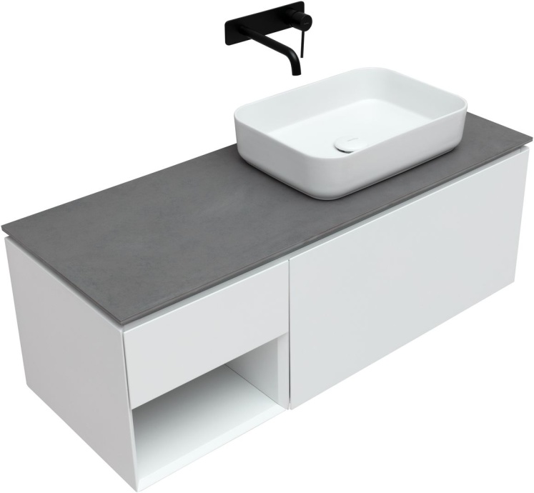 Тумба под раковину Allen Brau Infinity 120 R белый матовый 1.21008.WM - 3