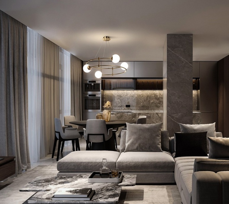 Подвесная люстра Maytoni Balance MOD317PL-04G - 1