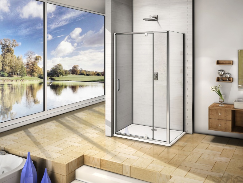 Душевой уголок Good Door Orion WTW-PD+SP-C-CH 110x90 - 1