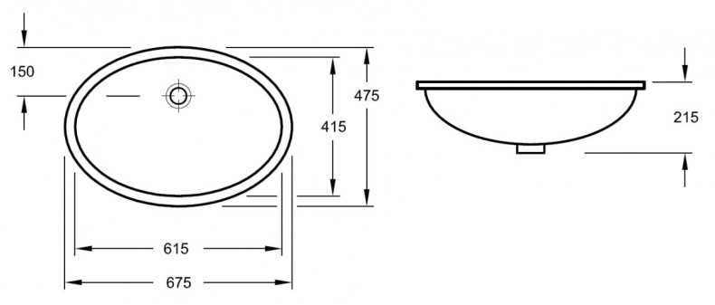 Раковина Villeroy & Boch Evana 6144 00 R1 614400R1 - 2