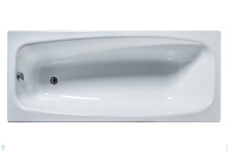 Ванна чугунная Грация 170х70 с гладким покрытием дна ТУ-4941-004-002-88411-02 - 0