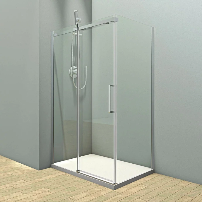 Душевой уголок Veconi Rovigo RV-070 130x100 профиль хром  RV071-130100PR-01-19C4 - 1