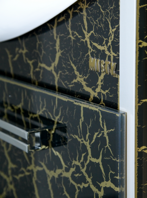 Джулия - 85 Тумба прямая КРАКОЛЕТ черный Л-Джу01085-0213Пр - 1