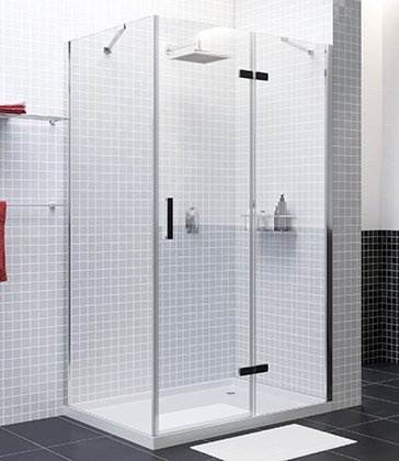 Душевой уголок Wasserkraft Aller Black 10H06RB 120x80 см 10H06RBLACK - 1