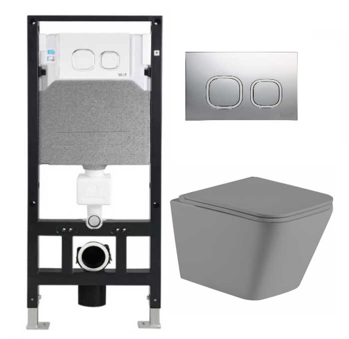 Комплект Weltwasser AMBERG 506 + GELBACH 004 MT-GR + AMBERG RD-MT CR  10000006785 - 0