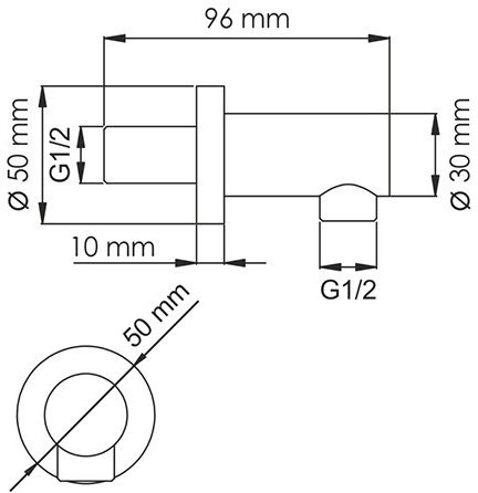 Шланговое подключение Wasserkraft A082 - 1